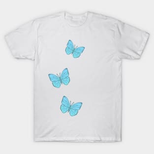 Blue Butterflies T-Shirt